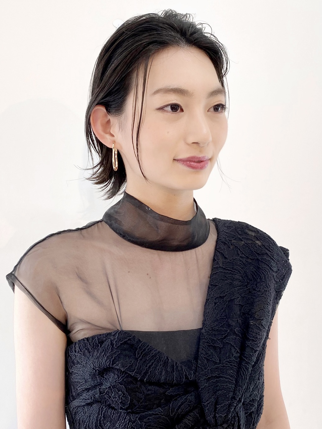外ハネショートスタイル
