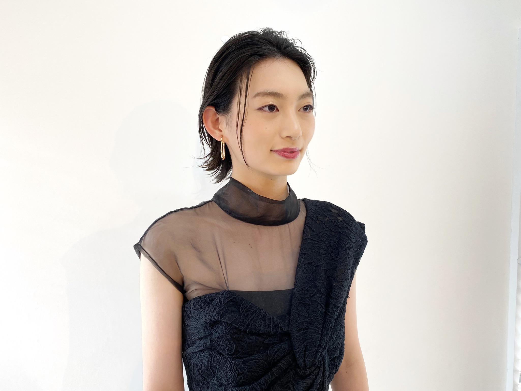 外ハネショートスタイル