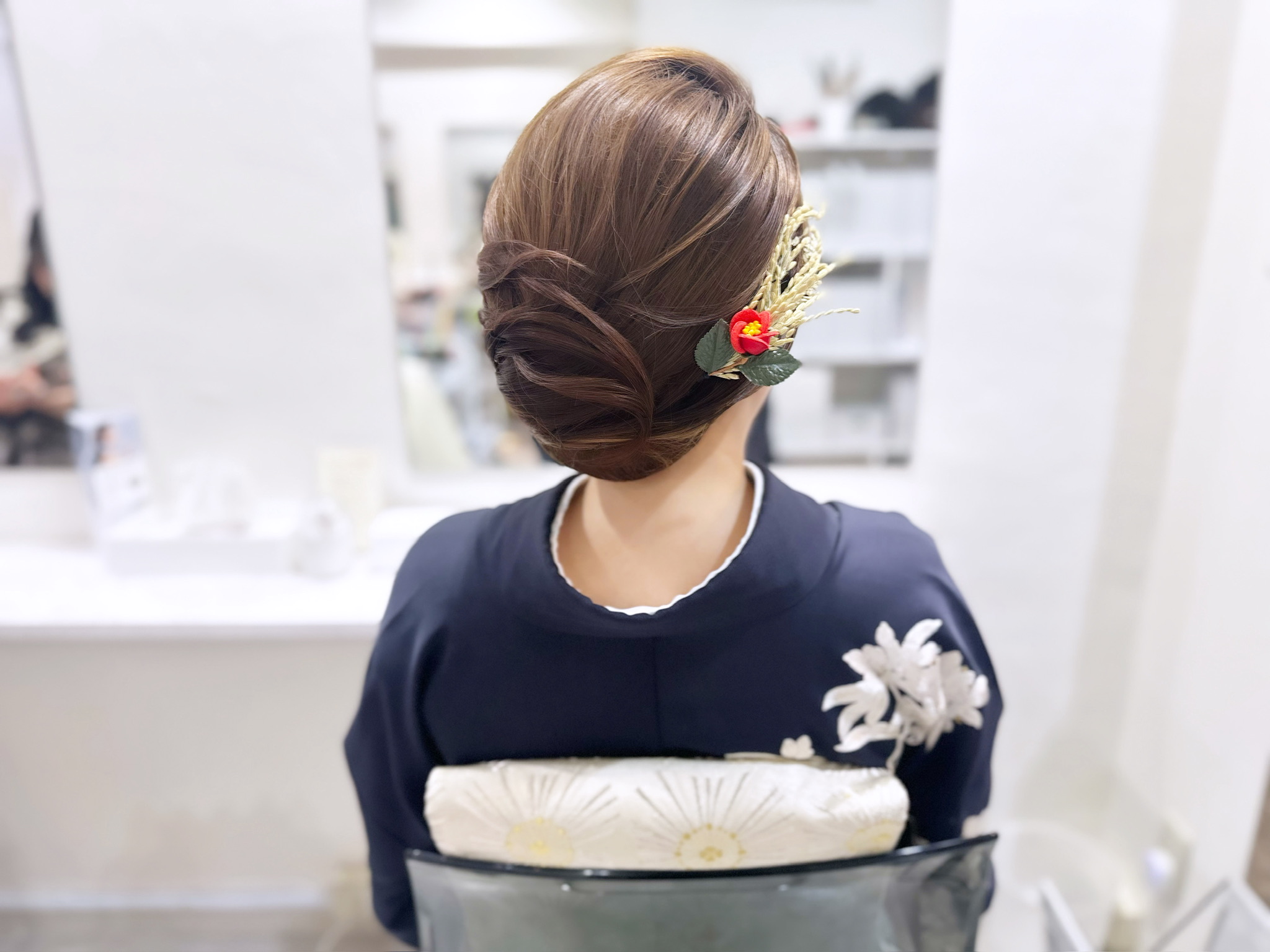 和装シニヨン