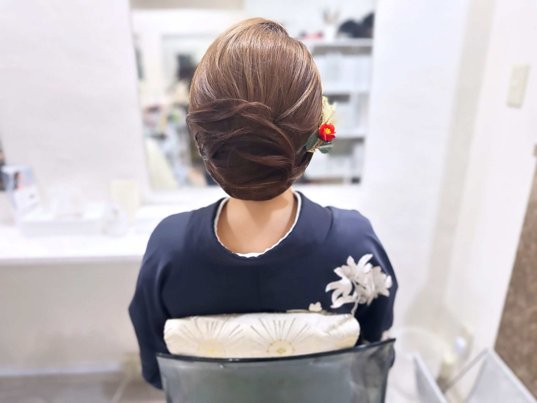 和装シニヨン