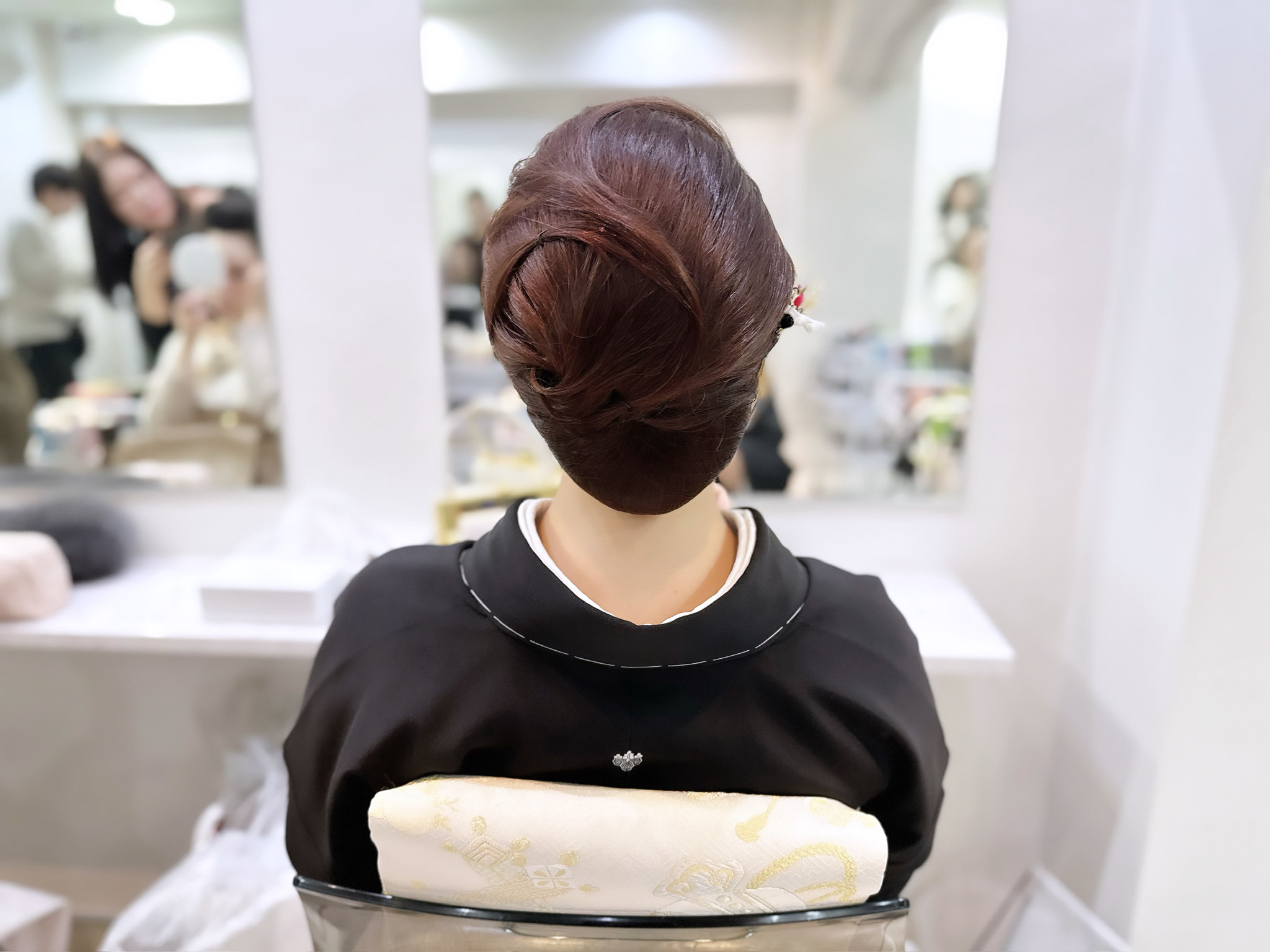 和装シニヨン