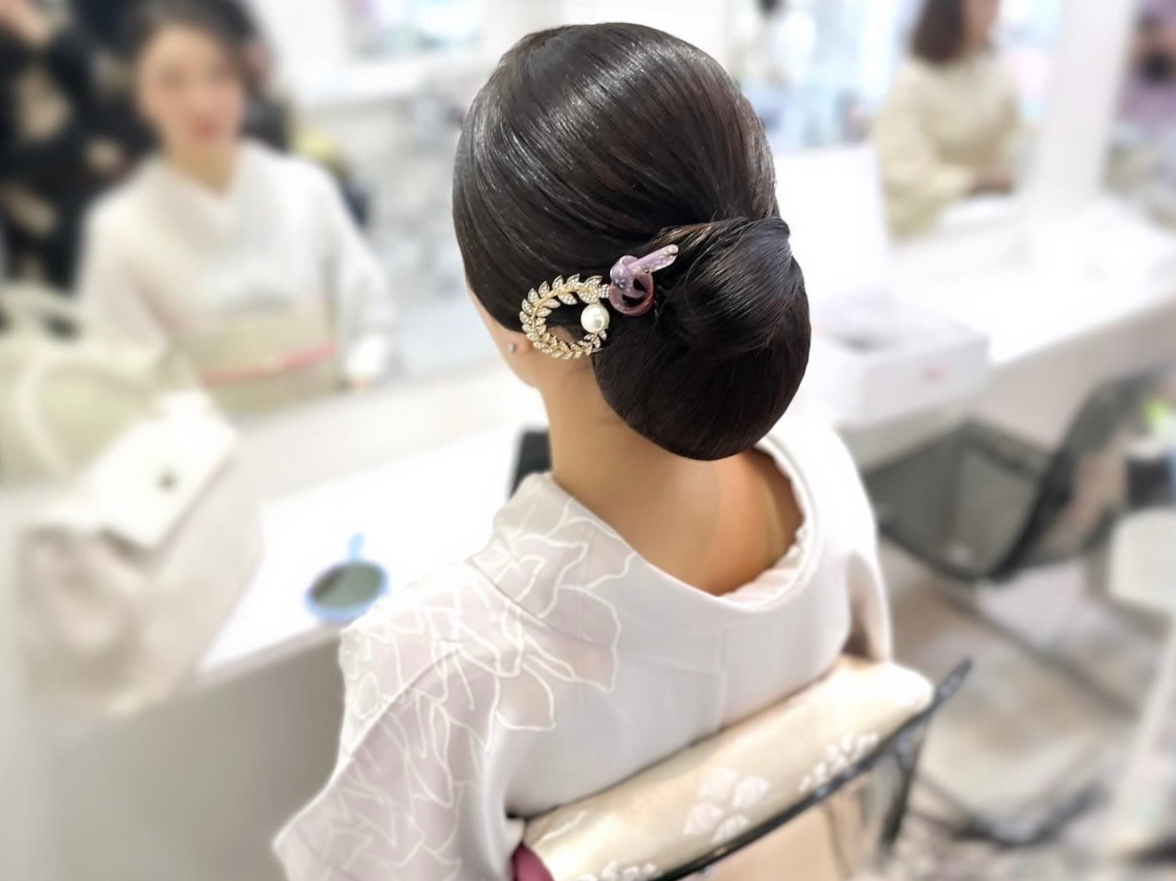 和装シニヨン