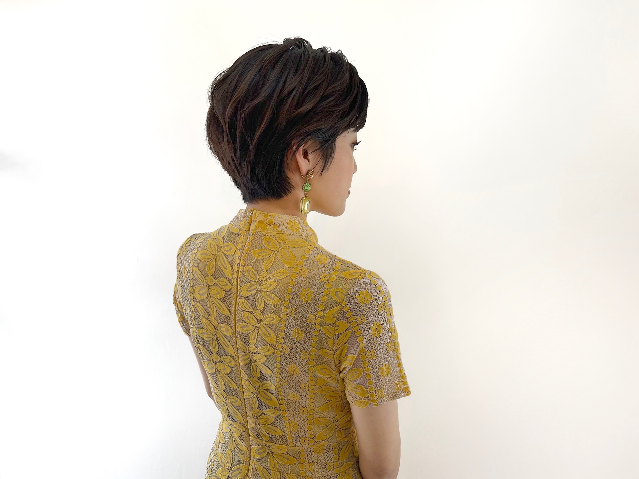 ショートヘアのヘアセット