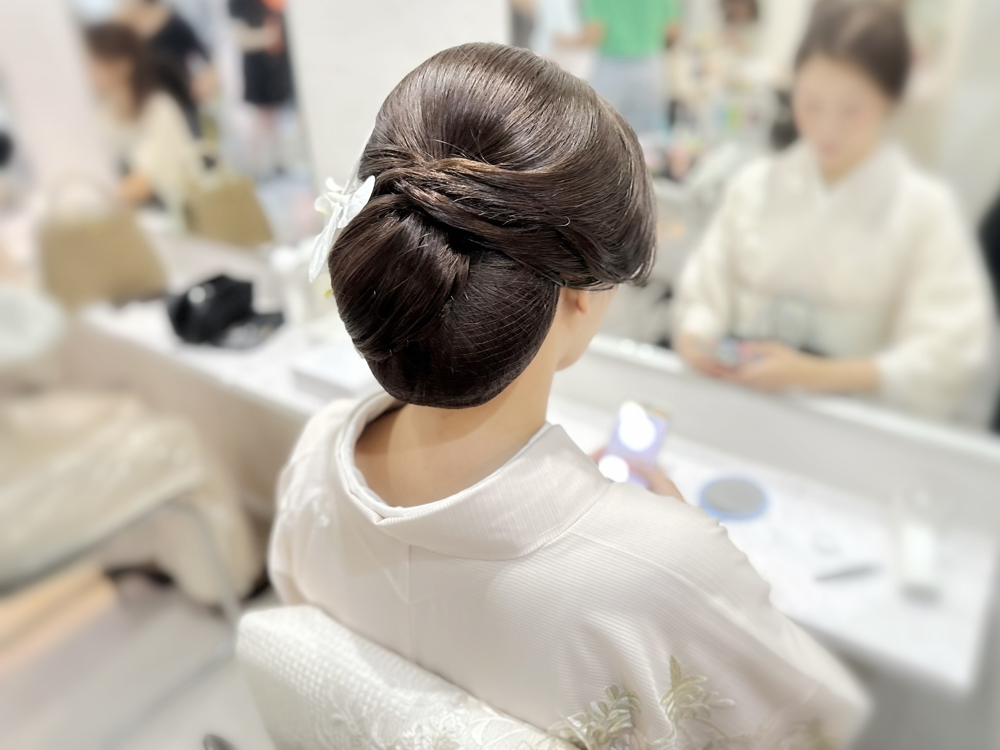 和装シニヨン
