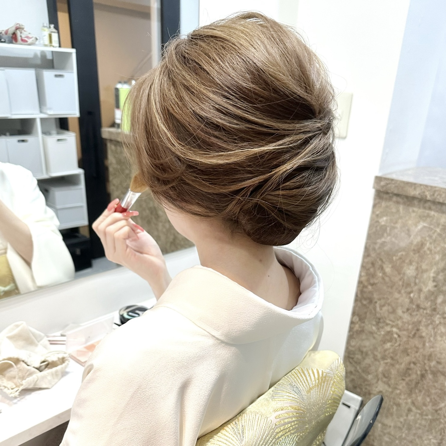 スジ感たっぷり和髪