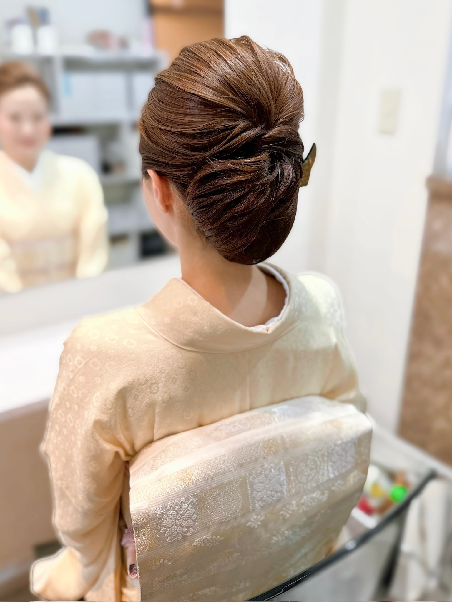 和装 王道シニヨン