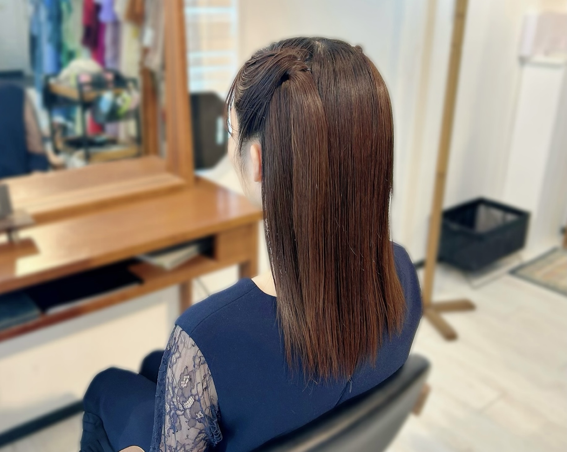 ストレートハーフツイン